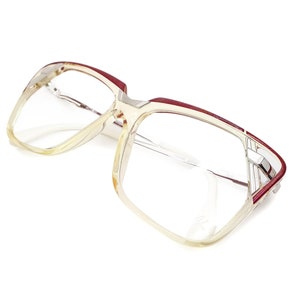 Vintage Cazal Mod 342 Col 724 80s Glasses Frames // 1980s Designer Eyeglasses