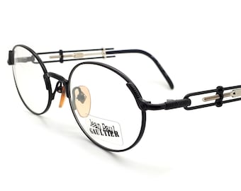 小物 jean paul gaultier glasses code Jean Paul Gaultier 55 0063 Vintage Titanium Eyeglasses Made