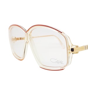 Vintage Cazal Mod 153 Col 167 80s Glasses Frames // 1980s Designer Eyeglasses