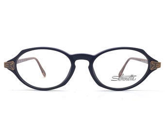 Vintage Silhouette M 1434 6050 90s Glasses Frames // 1990s Designer Eyeglasses