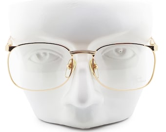 Vintage Haute Couture 1040 C-9 70s Glasses Frames // 1970s Designer Eyeglasses