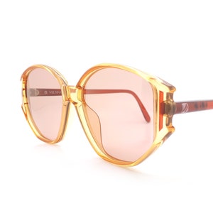 Lunettes De Soleil Vintage Viennaline 1423 Brun Gris Ovale - NOS Avec étiquettes