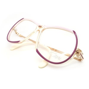 Vintage Cazal Mod 196 Col 291 80s Glasses Frames // 1980s Designer Eyeglasses