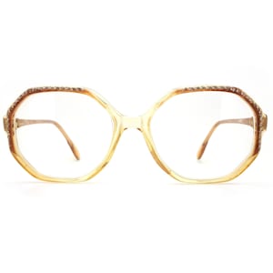 Vintage Bernard Pittion 111 381 0 80s Glasses Frames // 1980s Designer Eyeglasses