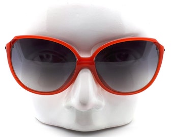 1970’s Silhouette Austria Oversized Red Sunglasses with Cutout, Mod 55, Unworn 1970 main image 2