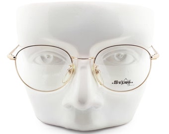 Vintage Sting Round Glasses Frames: 90s Designer Eyeglasses