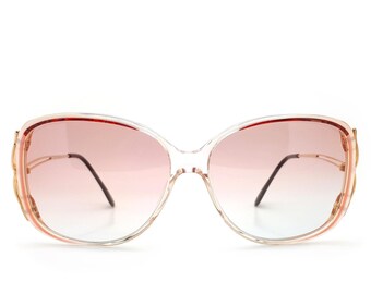 vintage Haute Couture 3434-3 Lunettes de soleil des années 80 // Lunettes de soleil de créateurs des années 1980