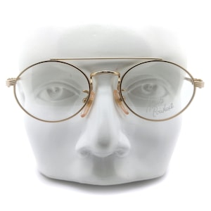 1980s Haute Couture 071 Vintage Oval Glasses Frame // New Old Stock Designer Eyeglasses