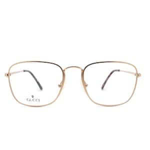 SOLD Vintage Gucci GG 2246 002 80s Glasses Frames // 1980s Designer Eyeglasses image 1
