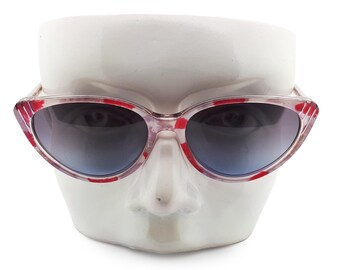 Simonottica Vintage‎ Rare Sunglasses Red Papippen Cat Eye LIMITED EDITION H1321 Simonottica Vintage Rare Sunglasses Red Papippen Cat Eye  main image 4