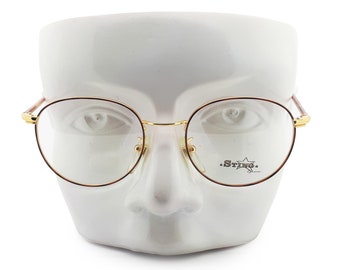 Montures de lunettes rondes vintage Sting : lunettes de créateur des années 90