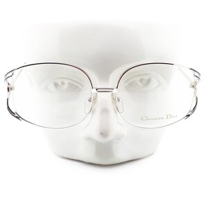 Vintage Christian Dior 2590 75 80s Glasses Frames // 1980s Designer Eyeglasses