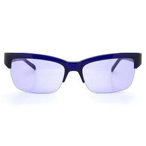 Vintage Gianfranco Ferre Purple Rectangle Sunglasses, 1990s Italian Designer