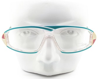 Vintage Cazal Mod 187 Col 289 80s Glasses Frames // 1980s Designer Eyeglasses