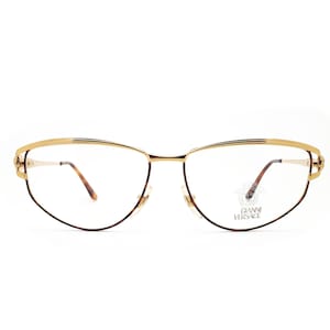 Vintage Gianni Versace MOD V 95 COL 07M 80s Glasses Frames // 1980s Designer Eyeglasses