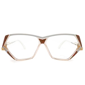 Vintage Cazal Mod 323 col 285 80s Glasses Frames // 1980s Designer Eyeglasses