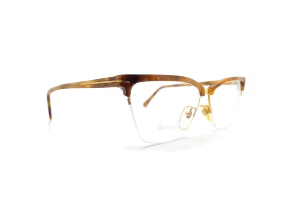 1980s Gianni Versace Vintage Clubmaster Glasses F… - image 8