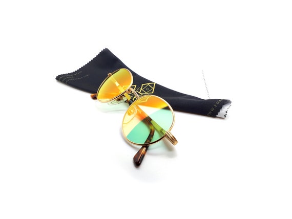 1990s Vintage Round Sunglasses, Sting 4091 Col 349