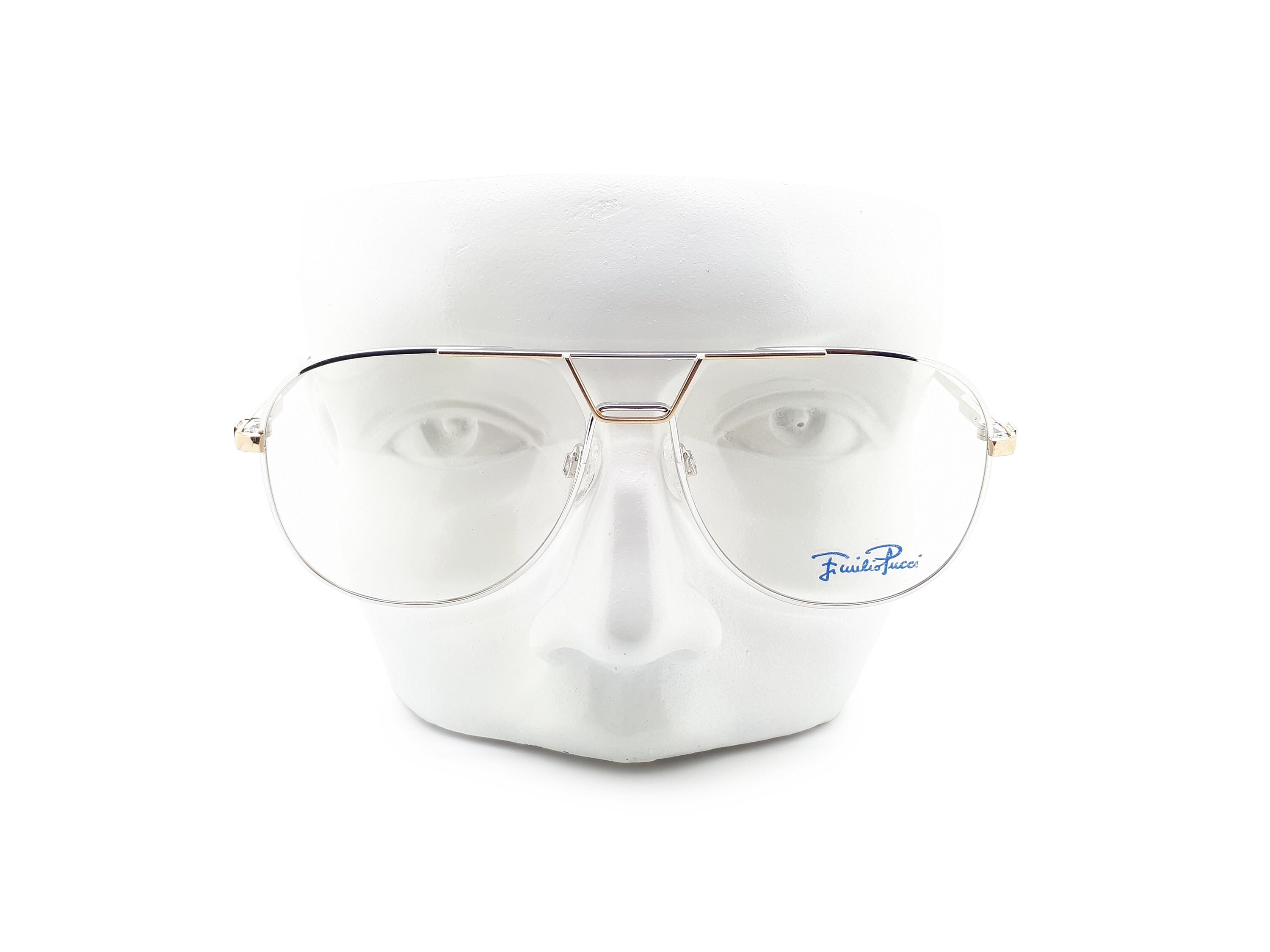 Vintage Emilio Pucci EP 507 0B0 80s Glasses Frames // 1980s