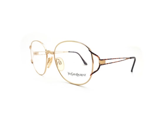 Vintage Yves Saint Laurent 4082 Y134 80s Glasses Frames // 1980s