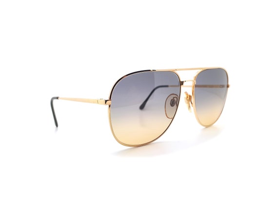 Vintage Haute Couture 8307 1 80s Gold Aviator Sung