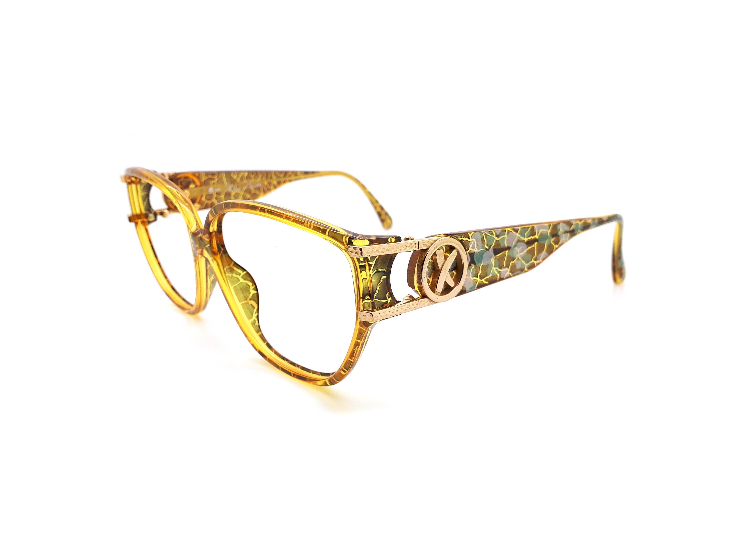 Vintage Paloma Picasso 3860 90 Oversized Glasses Frames 