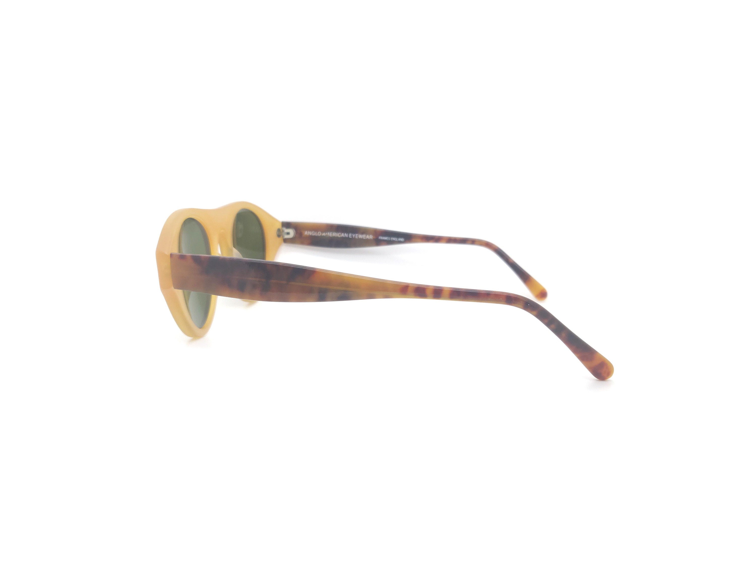 ANGLO AMERICAN Vintage 80\'s/90\'s Two Toned  Sunglasses **RARE** Anglo American Mod 123 LA2 Vintage Blue Cat Eye 80s  main image 3