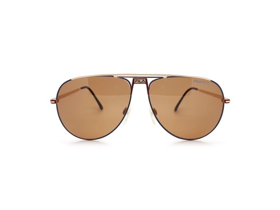 Vintage Fila 8501 B 80s Sunglasses // 1980s Design