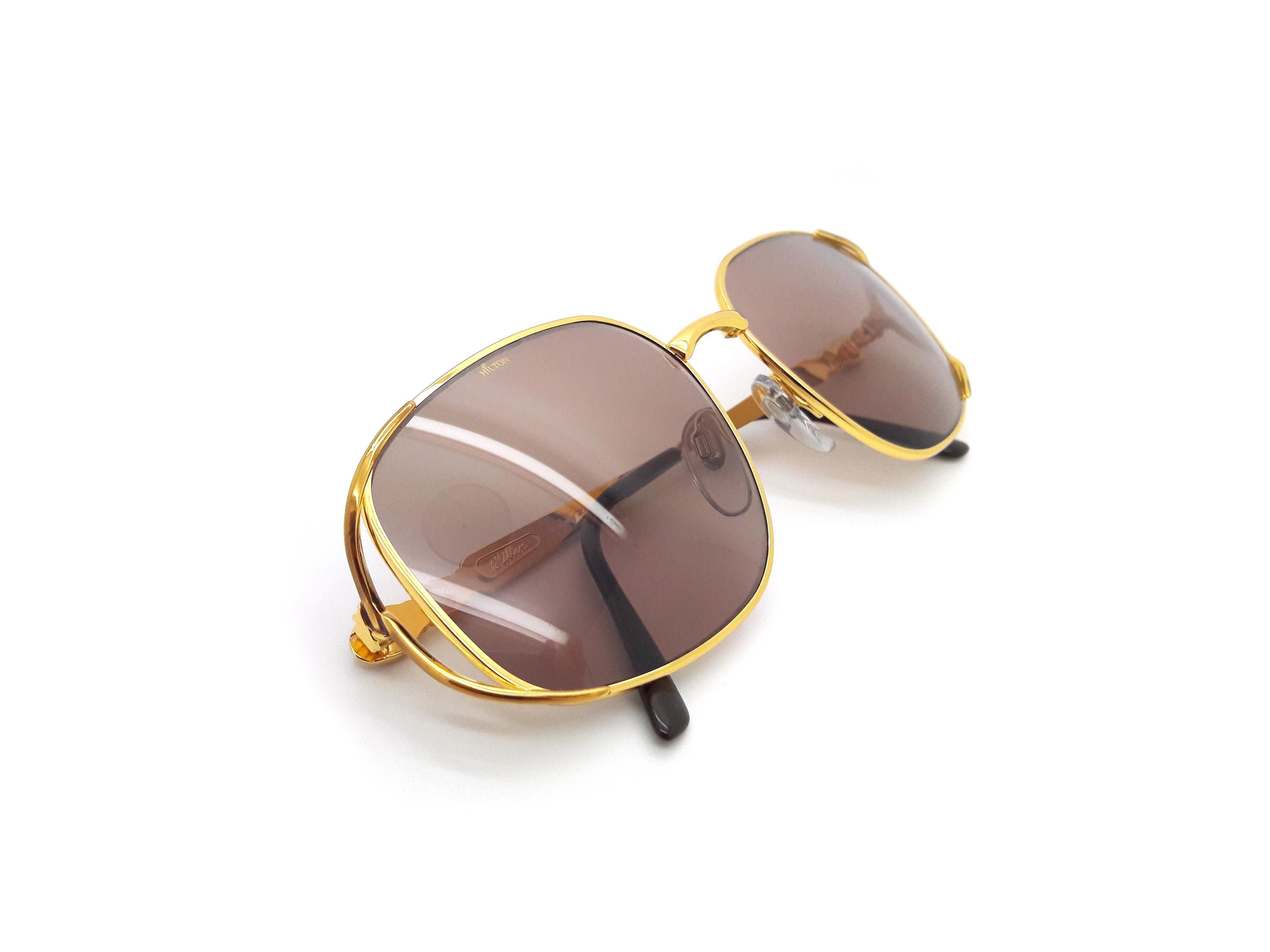 最高級 GIORGIOARMANI ビンテージ ラウンドサングラス ゴールド イジピジ IZIPIZI サングラス G ラウンド （ゴールデングリーン