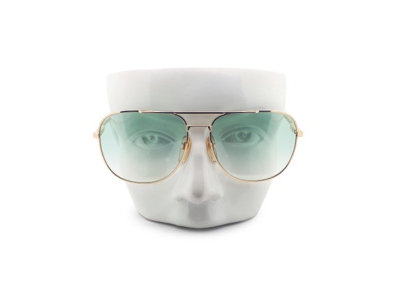 Vintage Haute Couture 8307 1 80s Gold Aviator Sung