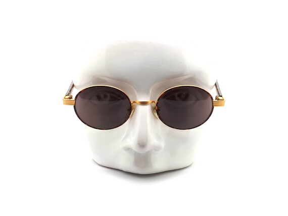 Vintage Carrera Sunjet 4313 41 1990s Round Sunglas