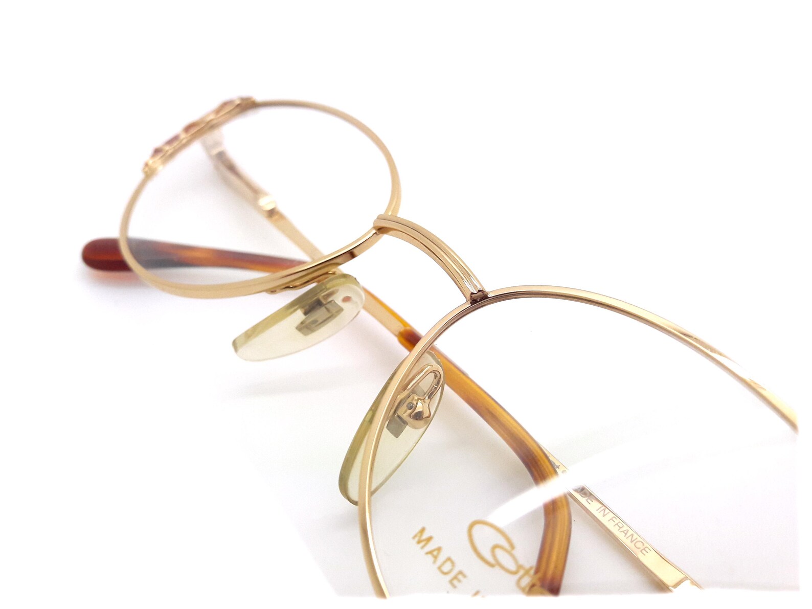 Genuine 1980s Cottet 3231 PEC Vintage Cateye Glasses Frames // Etsy UK