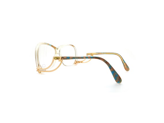 Lunettes Vintage Cazal Modèle 207, Couleur Or/Noir Marbré - État Neuf (NOS), Années 90