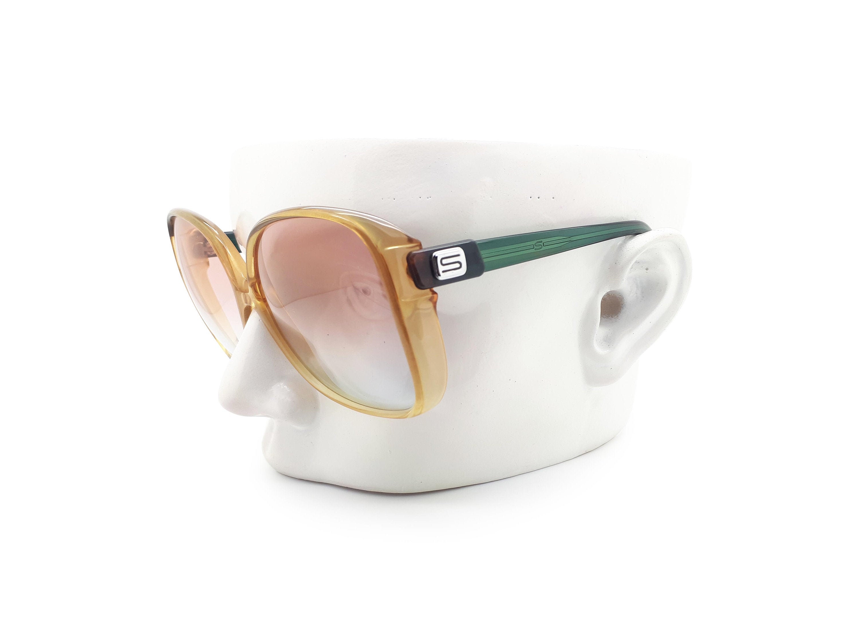 1970’s Vintage Oversized Sunglasses by Silhouette Austria, Mod 590, Ex Cond! Silhouette - MOD 3002 COL 540 Vintage 80s Sunglasses – Ed  main image 3