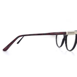 Vintage Gianni Versace 488 Col 936 Cat Eye Glasses Frames // 1990s New Old Stock Designer Eyeglasses image 4