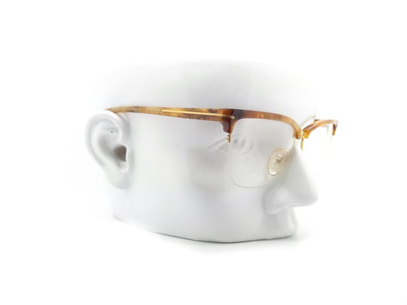1980s Gianni Versace Vintage Clubmaster Glasses F… - image 5