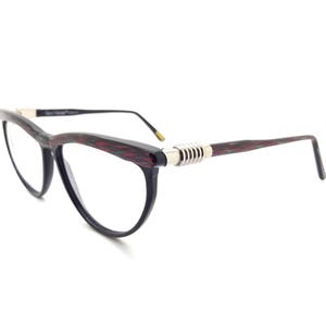 Vintage Gianni Versace 488 Col 936 Cat Eye Glasses Frames // 1990s New Old Stock Designer Eyeglasses image 6