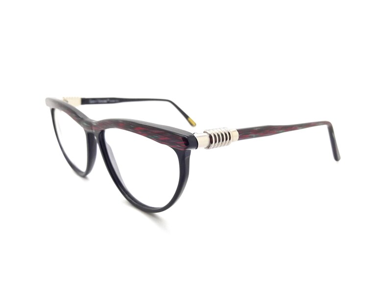 Vintage Gianni Versace 488 Col 936 Cat Eye Glasses Frames // 1990s New Old Stock Designer Eyeglasses image 6