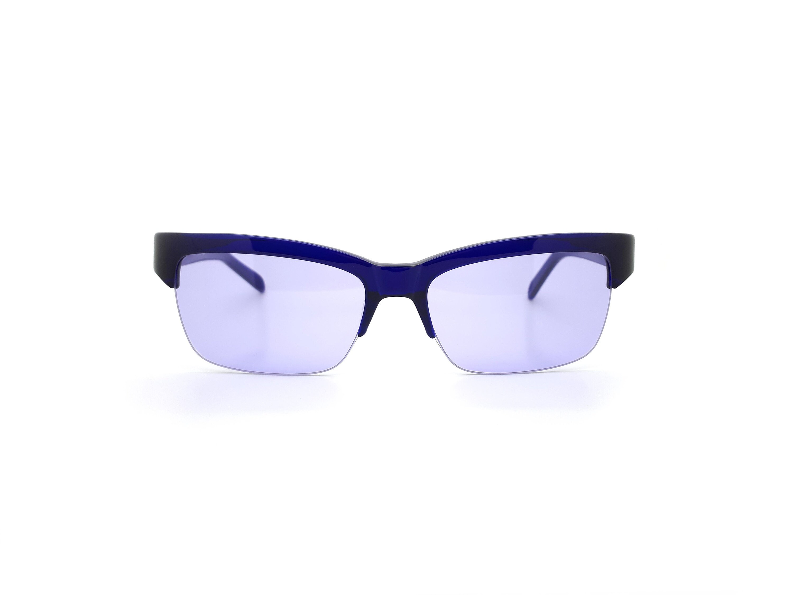 Vintage Gianfranco Ferre Purple Rectangle Sunglasses, 1990s  display picture 3
