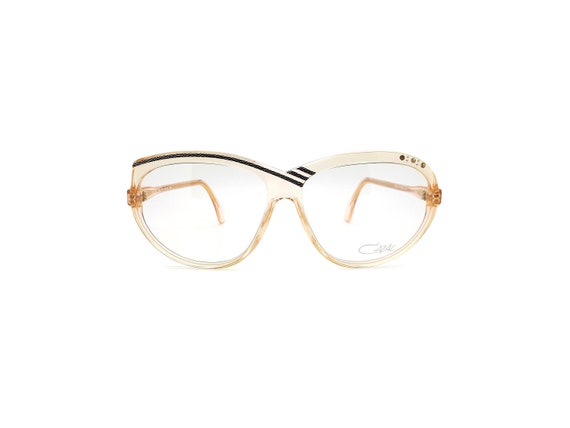 カザールヴィンテージ　モデル162 Vintage Cazal Mod 162 Col 177 80s Asymmetric Clear Glasses Frames