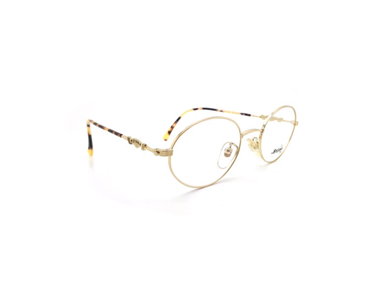 Vintage Sting by Dierre Mod 4104 Col 201 90s Oval Glasses Frames // 1990s Designer Eyeglasses image 4