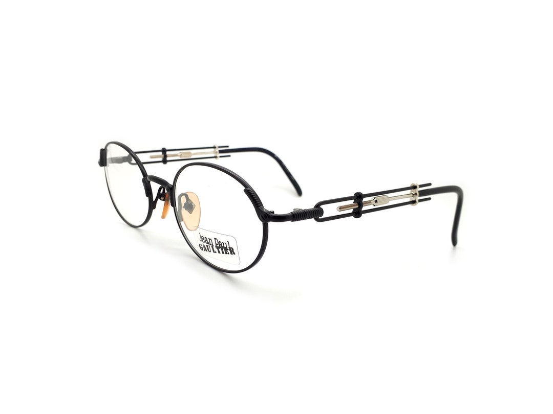 Jean Paul Gaultier ラウンドビンテージフレーム 度付き Jean Paul Gaultier 56-8171 ラウンドフレーム サングラス