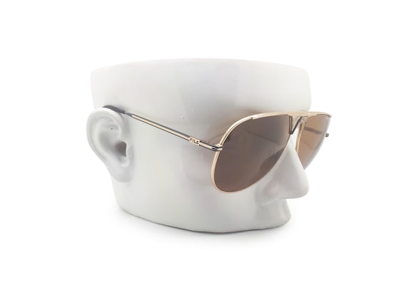 Vintage Fila 8501 A 80s Aviator Sunglasses // 1980