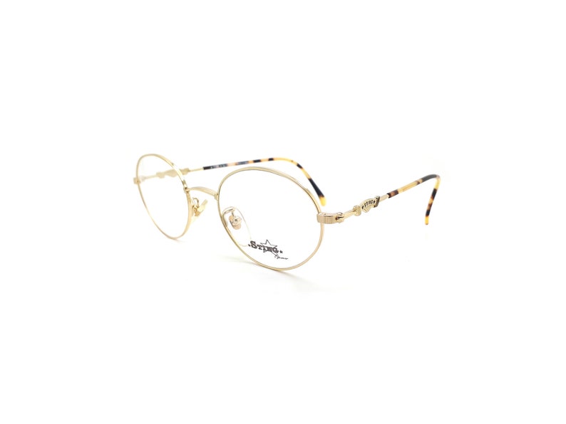 Vintage Sting by Dierre Mod 4104 Col 201 90s Oval Glasses Frames // 1990s Designer Eyeglasses image 3