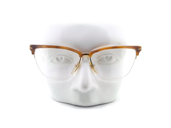 1980s Gianni Versace Vintage Clubmaster Glasses F… - image 4