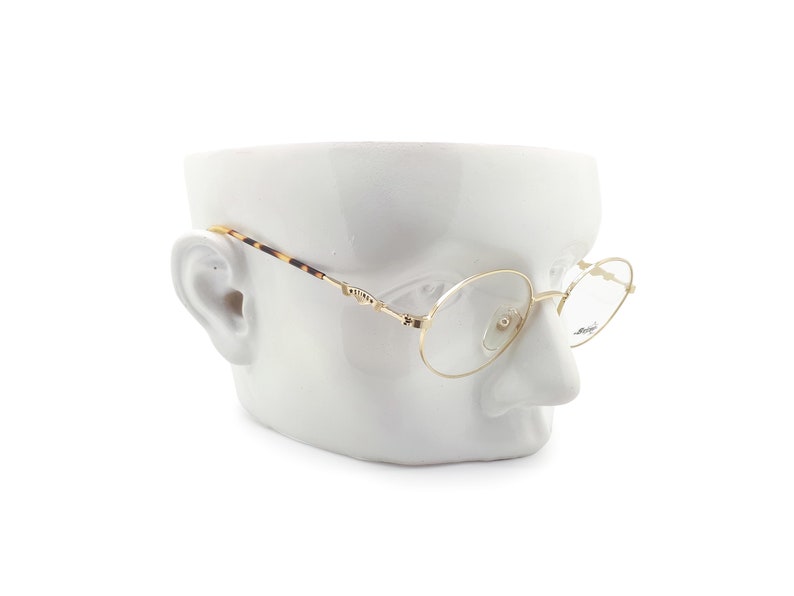 Vintage Sting by Dierre Mod 4104 Col 201 90s Oval Glasses Frames // 1990s Designer Eyeglasses image 10