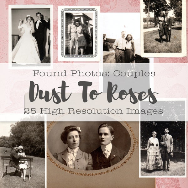 Vintage Photos: Couples // Romantic Photos of Couples // Vintage Photos // Wedding Pictures // Candid Pics // Valentine's Day Ephemera