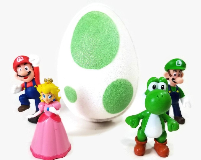 Yoshi Egg Toy Bath Bomb - 11.5 Oz - Etsy