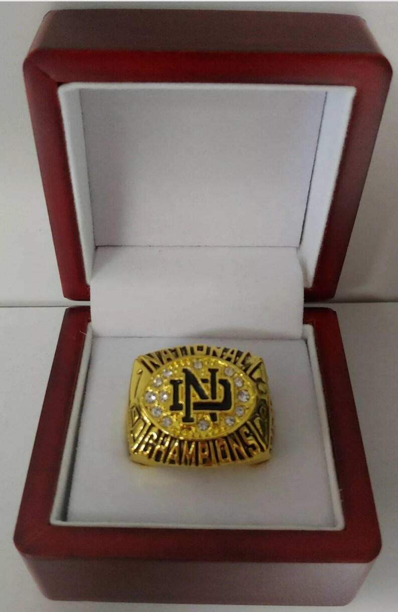 Lou Holtz 1988 Notre Dame Fighting Irish National Etsy