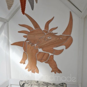 Styracosaurus - Jurassic decoration for children Giant dinosaur puzzle.
